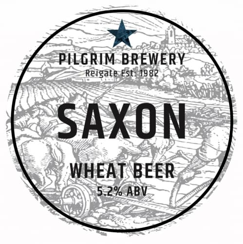 Saxon Wheat Beer pump clip